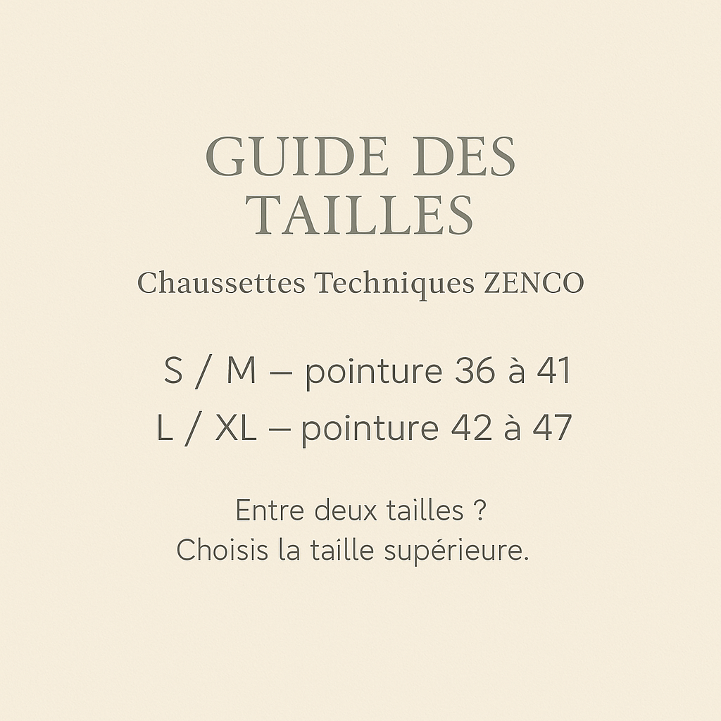 Chaussettes Techniques ZENCO - Maintien & Compression légère