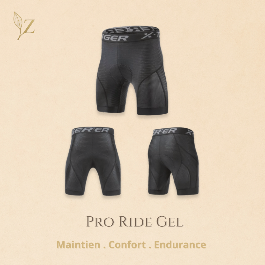 ZENCO - Pro Ride Gel - Caleçon technique homme longue distance.