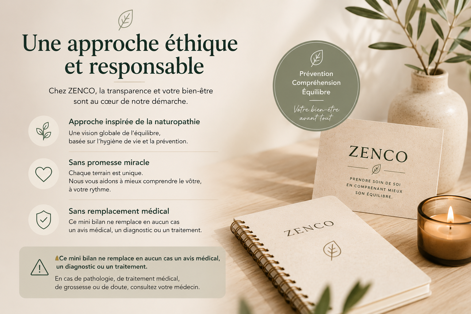 Mini Bilan ZENCO. Premier pas vers un équilibre.