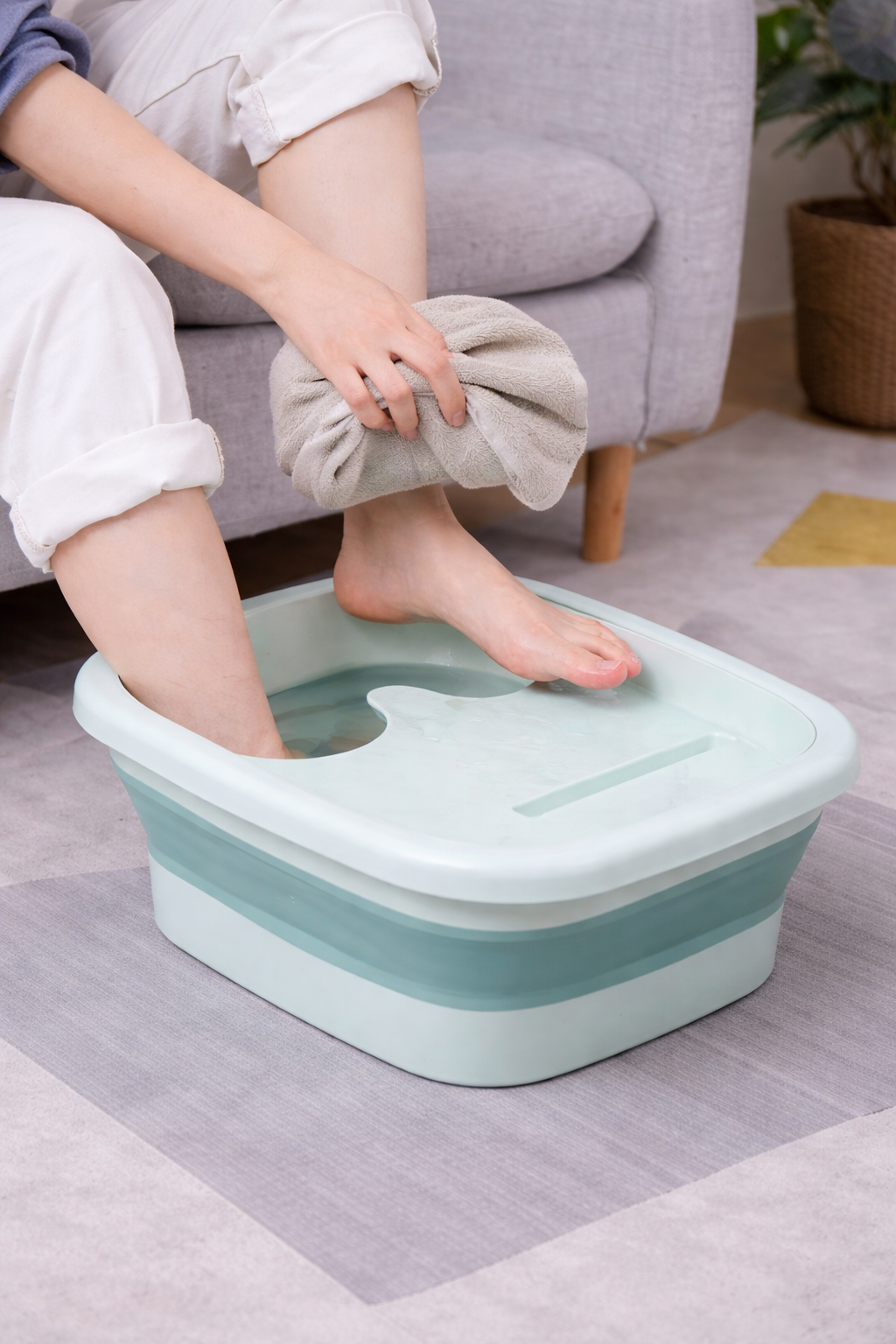 Bain de Pieds Pliable